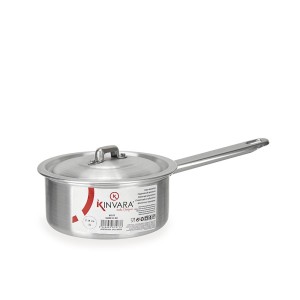 Puodas su dangčiu D14 cm 1 l aliuminis Kinvara 87577