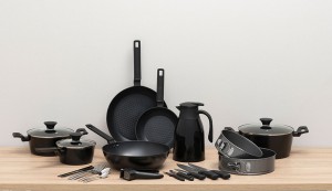 Keptuvė gili D28 cm WOK nelimpanti, kaltinis aliuminis Maku 642626