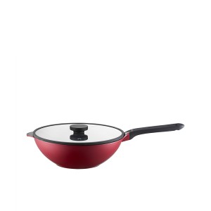 Keptuvė D30 cm WOK su dangčiu, lietas aliuminis NOEL Ambition 813199