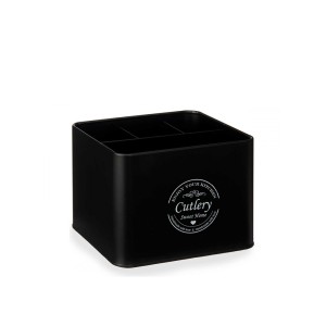 Stalo įrankių dėklas metalinis 15,3x18x13,3 cm juodas Kinvara 86939