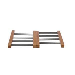 Padėklas karštiems indams išskleidžiamas 21-35x22x2 cm metalinis 5Five 100181A