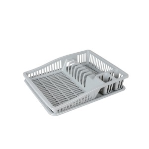 Džiovykla indams 38,5x31x8 cm plastikinė, pilka Urban Living 43216