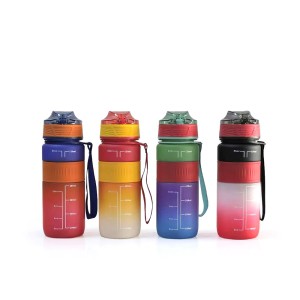 Gertuvė plastikinė 750 ml 7,6x27,5 cm (4 spalvos - mix) Bewinner BY01010278401