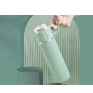 Termosas 400 ml 3 puodeliai nerūd.pl. žalia sp. 07477_Z