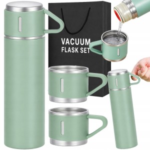 Termosas 400 ml 3 puodeliai nerūd.pl. žalia sp. 07477_Z
