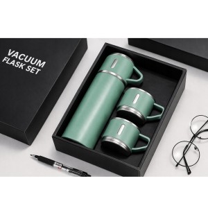 Termosas 400 ml 3 puodeliai nerūd.pl. žalia sp. 07477_Z