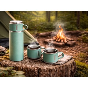 Termosas 400 ml 3 puodeliai nerūd.pl. žalia sp. 07477_Z