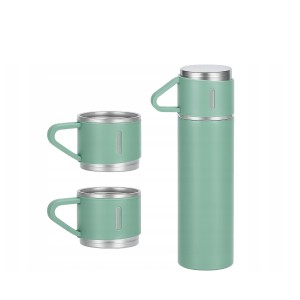 Termosas 400 ml 3 puodeliai nerūd.pl. žalia sp. 07477_Z