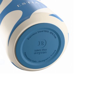 Gertuvė-termosas 500 ml D7xH23 cm Ocean Waves Save the Aegean Estia 01-42608
