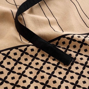 Prijuostė perdirbta medvilnė 60x84 cm CUISILINE rusva douceur d'intérieur