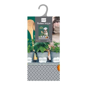 Rankšluostis virtuvei medvilninis 50x70 HOT DOG douceur d'intérieur