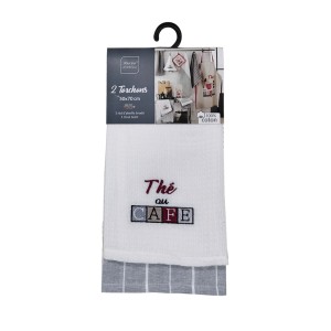 Rankšluostis virtuvei medvilninis 2 vnt 50x70 DEJEUNER douceur d'intérieur