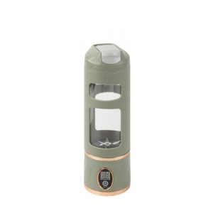 Trintuvas/blenderis nešiojamas 450 ml 50W 25x8 cm žalia sp. 07420_Z
