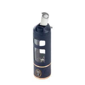 Trintuvas/blenderis nešiojamas 450 ml 50W 25x8 cm tamsiai mėlyna sp. 07420_G
