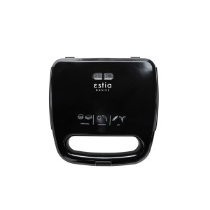 Sumuštinių keptuvė GRILL 23x23,5x8,6 cm 750 W Black Plus Estia 06-10027