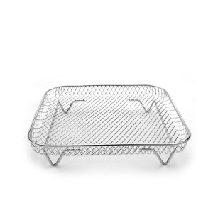 Grotelės karšto oro gruzdintuvei 20x20x4 cm Quttin BQ01015478488