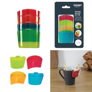 Laikiklis arbatos maišeliui užkabinamas 4 vnt Cook Concept KM4091