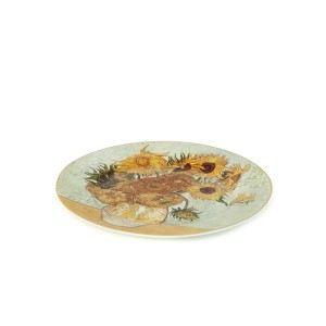 Lėkštės desertinės porcelianinės 2 vnt. 19x1.2x19 cm Van Gogh Saulėgrąžos DUO