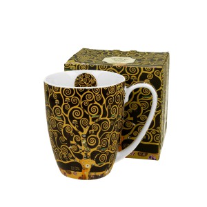 Puodelis porcelianinis XXL G. Klimt Gyvenimo medis  1000 ml DUO