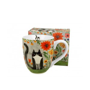 Puodelis porcelianinis Katės 1000 ml DUO