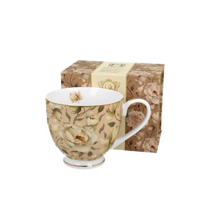 Puodelis porcelianinis ENGLISH ROSES CREAM 530 ml DUO