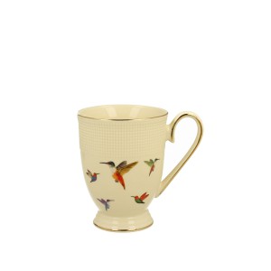 Puodelis porcelianinis kreminės spl. Kolibris 400 ml DUO
