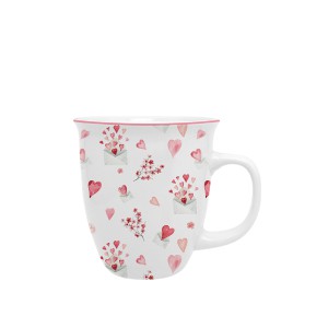 Puodelis porcelianinis Valentine 650 ml DUO