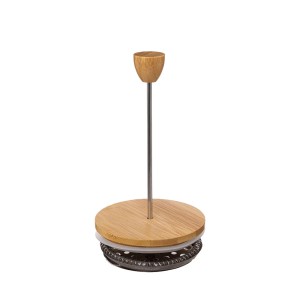 Kavinukas 1 l skaidrios/medienos spalvos Secret de Gourmet 188875