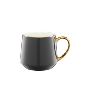Puodelis porcelianinis ROYAL 460 ml grafito spalva Ambition 43617