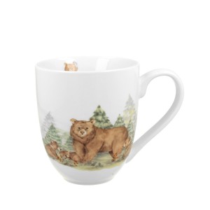 Puodelis porcelianinis Meška 1000 ml DUO