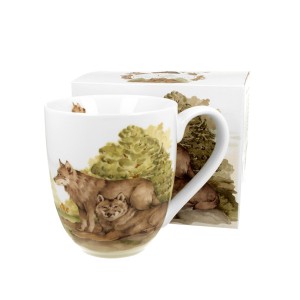 Puodelis porcelianinis Vilkai 1000 ml DUO