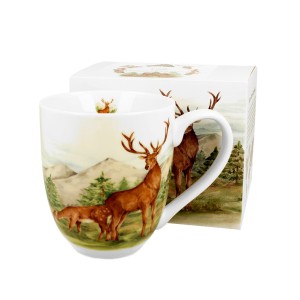 Puodelis porcelianinis Elniai 1000 ml DUO