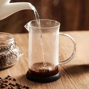 Kavinukas/arbatinukas 350 ml borosilikatinis stiklas Quttin BQ01100778106