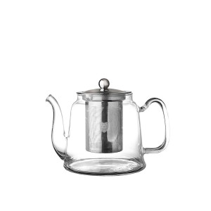 Arbatinukas stiklinis 1 l 19x15x13 cm nerūdijančio plieno filtras Estia 01-13356