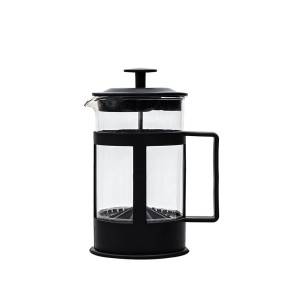 Kavinukas/arbatinukas 600 ml stiklinis 12,5x9,5x17,5 cm Homely 01-8659