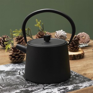 Arbatinukas keramikinis juodas 900 ml Home Deco KA6184