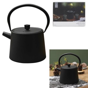 Arbatinukas keramikinis juodas 900 ml Home Deco KA6184