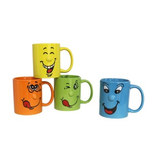 Puodelis keramikinis 330 ml (mix 4) 8445393003580