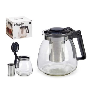 Arbatinukas stiklinis 900 ml 16x12x12 cm Vivalto 68836