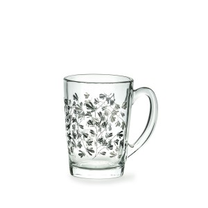 Puodelis stiklinis 320 ml Lapeliai New Morning Luminarc 33784