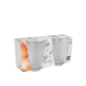 Puodeliai 210 ml 2 vnt stikliniai La Mediterranea 111901052CGR