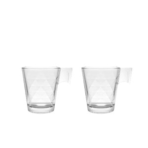 Puodeliai 210 ml 2 vnt stikliniai La Mediterranea 829500115