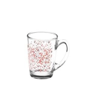 Puodelis stiklinis 320 ml Lapeliai New Morning Luminarc 33225
