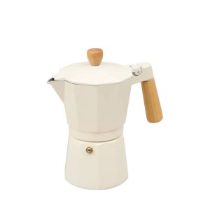 Kavinukas Moka 300 ml aliumininis, balta spalva Secret de Gourmet 194155A