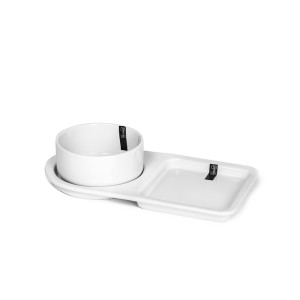 Rinkinys priešpiečių dubenėlis 600 ml lėkštė 32,5x17 cm porcelianas Vessia83692