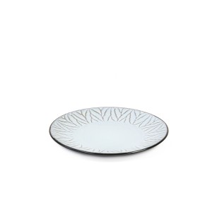 Lėkštė porcelianinė pilka 21 cm  BRANCH 316002