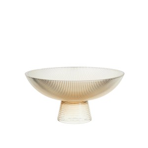 Dubuo stiklinis ant kojelės 22x22x11 cm Home Deco KA0496