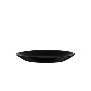 Lėkštė desertinė D18 cm stiklinė, juodos spalvos ZELIE Luminarc 00510