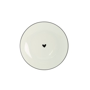 Lėkštė desertinė keramikinė Širdelės 20 cm Clayre