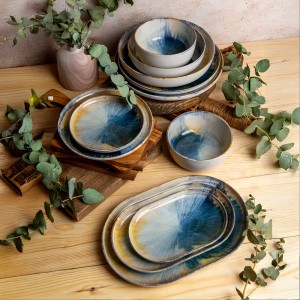 Lėkštė D25 cm keramikinė MADERA Ambition 61386